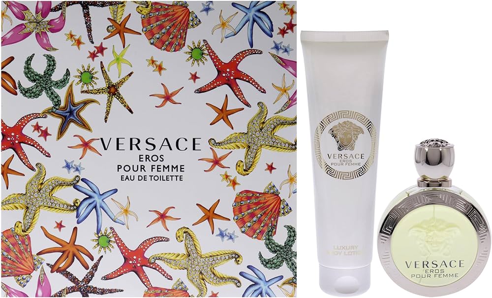 VERSAGE EROS POUR FEMME EAU DE TOILETTE SET 2 PC