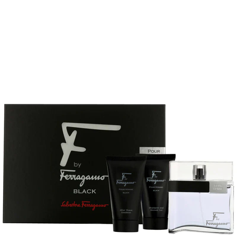 Salvatore Feragamo Pour Homme Black 3pcs set