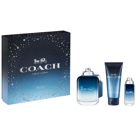 Coach New York Blue 3 pc set